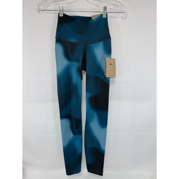 Nike Women's Yoga Dri-FIT 7/8 High-Rise Printed Leggings Gradient-DYE NWT XS - Picture 1 of 4